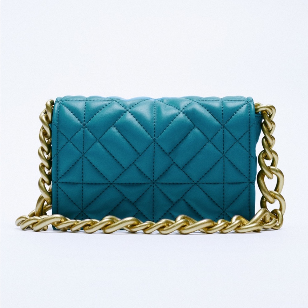 Zara Turqouise Shoulder Bag